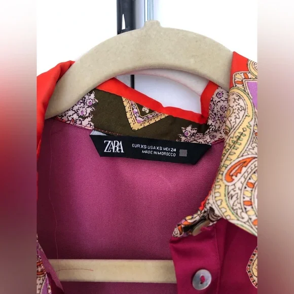 Zara paisley pattern co-ord - Picture 3 of 9